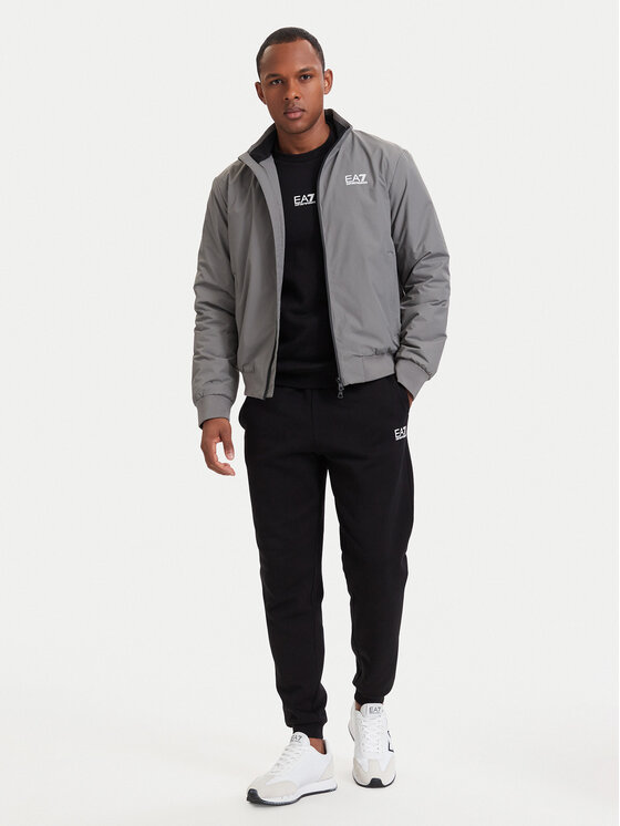 EA7 Emporio Armani EA7 Emporio Armani Bomberjacke 8NPB20 PNFZZ U8085 Grau Regular Fit