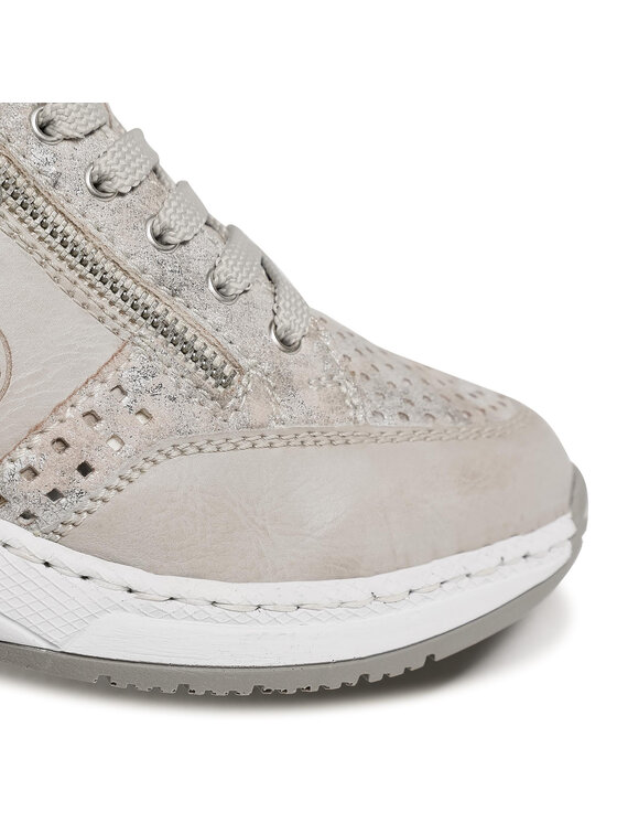 Rieker Rieker Sneakers N4327-80 Argento