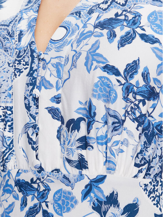 Guess Guess Ежедневна рокля Gisel W3GK30 WFCX0 Син Regular Fit