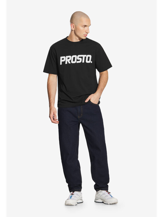 PROSTO. PROSTO. T-Shirt Biglog KL252MTEE1011 Czarny Regular Fit