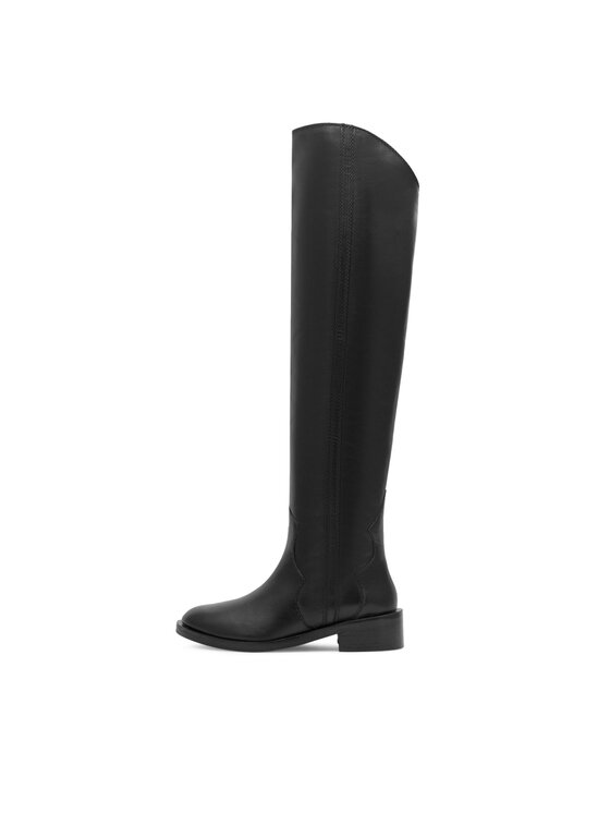 Gino Rossi Gino Rossi Cizme lungi muschetar DORIS-110396 Negru