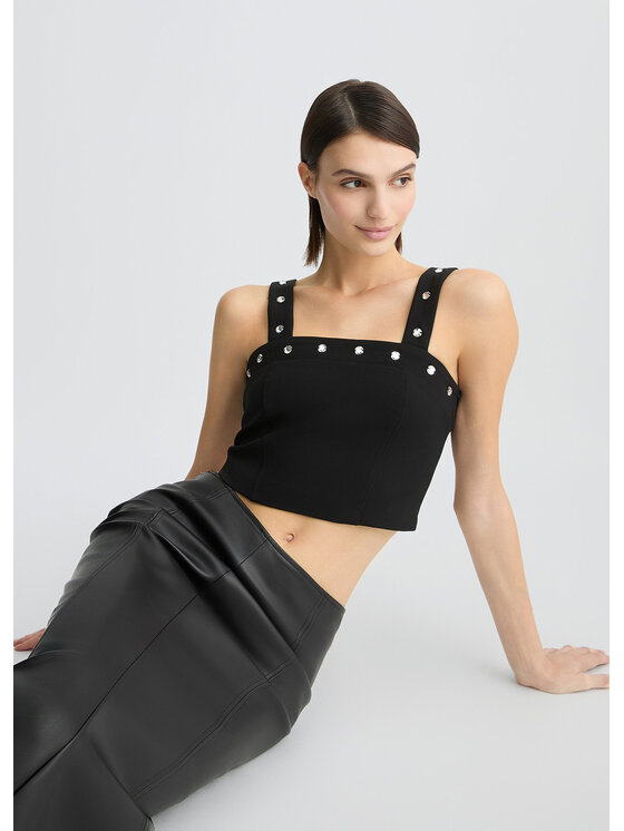 Liu Jo Liu Jo Top WA5072TS89622222 Nero Regular Fit
