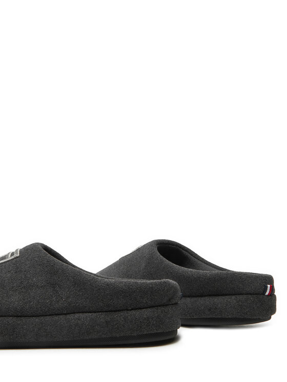 Tommy Hilfiger Tommy Hilfiger Kapcie Flag Warm Felt House Shoe FM0FM05227 Granatowy