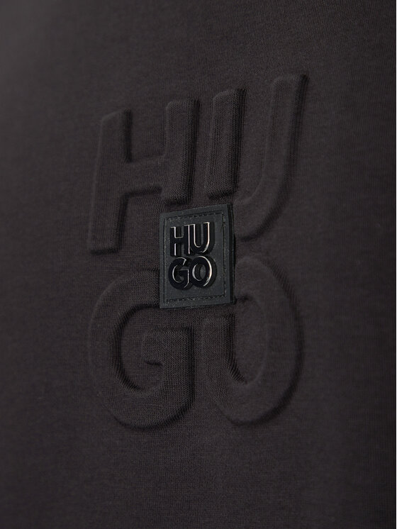 HUGO HUGO Felpa Debostaco 50530191 Nero Relaxed Fit