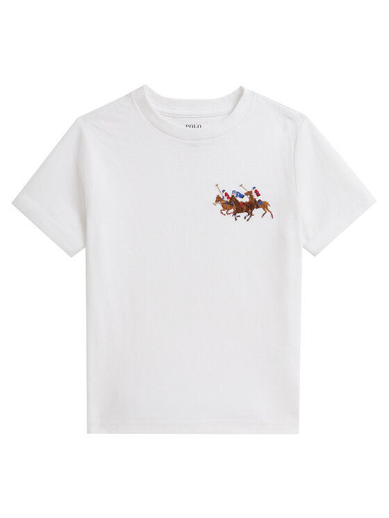 Polo Ralph Lauren Polo Ralph Lauren T-Shirt 322A95734001 Bílá Regular Fit
