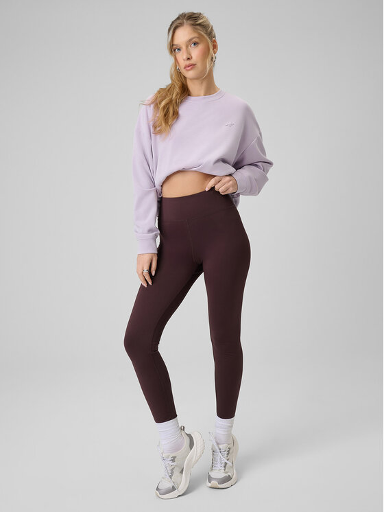 4F 4F Bluza EVERYWEAR Fioletowy jasny Regular Fit