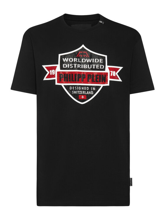 PHILIPP PLEIN PHILIPP PLEIN T-Shirt 22945 Černá Regular Fit