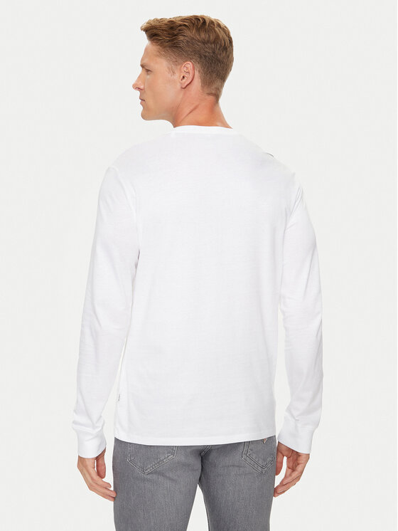 Guess Jeans Guess Jeans Longsleeve M4YI54 K8HM0 Weiß Regular Fit