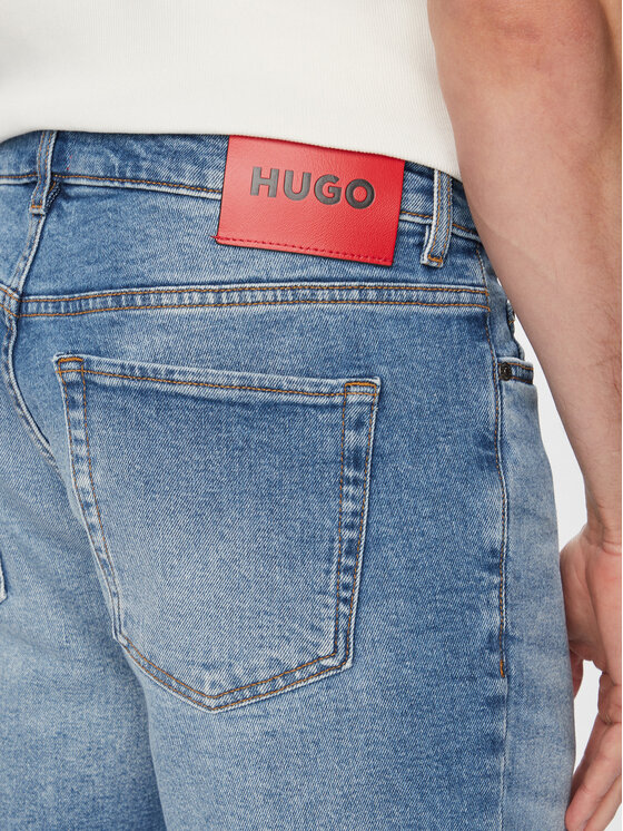 HUGO HUGO Pantaloncini di jeans 50556163 Blu Regular Fit