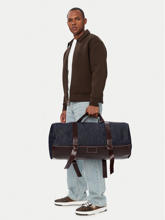 Guess Geantă de weekend Oslo Label TMOSDE P6335 Bleumarin