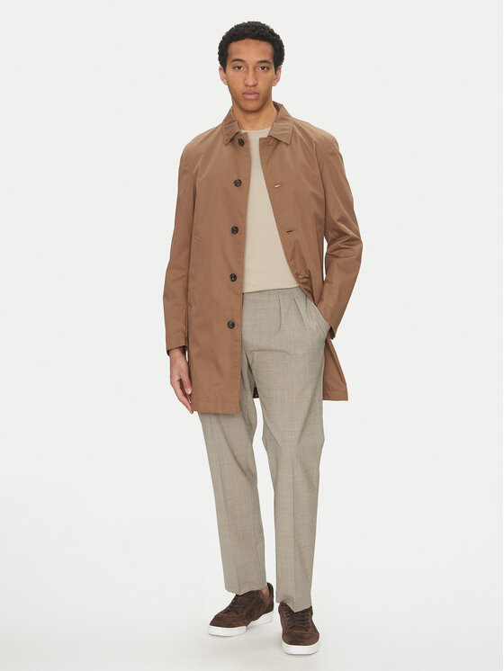 JOOP! JOOP! Демісезонний плащ 17 JC-259Stevie 30045330 Коричневий Regular Fit