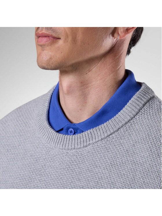 Rossignol Rossignol Sweter M Knitted Cn Sweater Szary jasny Regular Fit