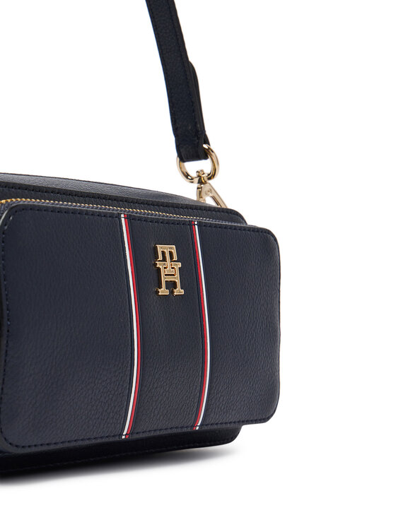 Tommy Hilfiger Tommy Hilfiger Geantă Th Daily Camera Bag Corp AW0AW18640 Bleumarin