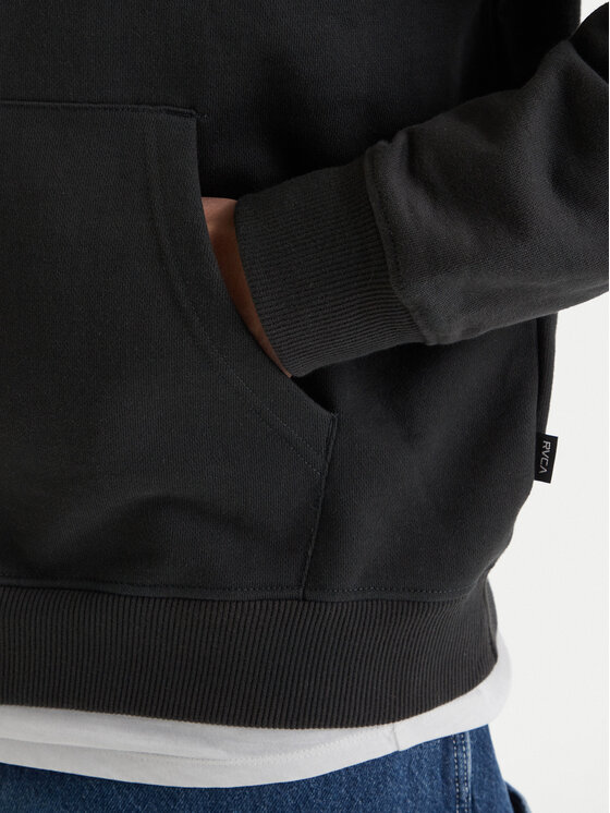 RVCA RVCA Суитшърт Pegasus EVYSF00137 Черен Boxy Fit