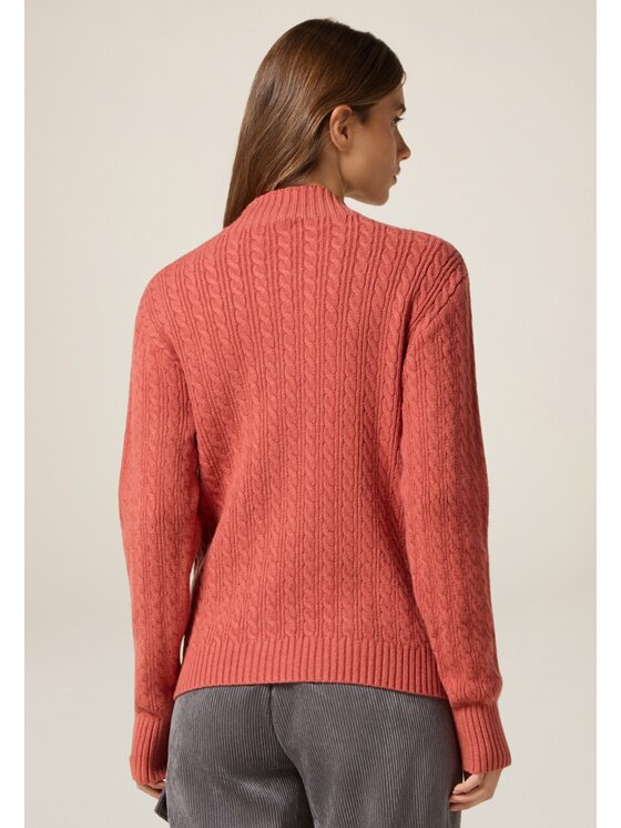 Oltre Oltre Cardigan M042E002028N006 Arancione Regular Fit