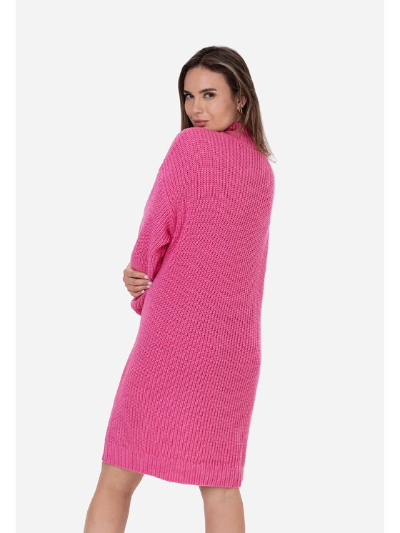 LAURELLA LAURELLA Sweter 6TU039 Bordowy Regular Fit