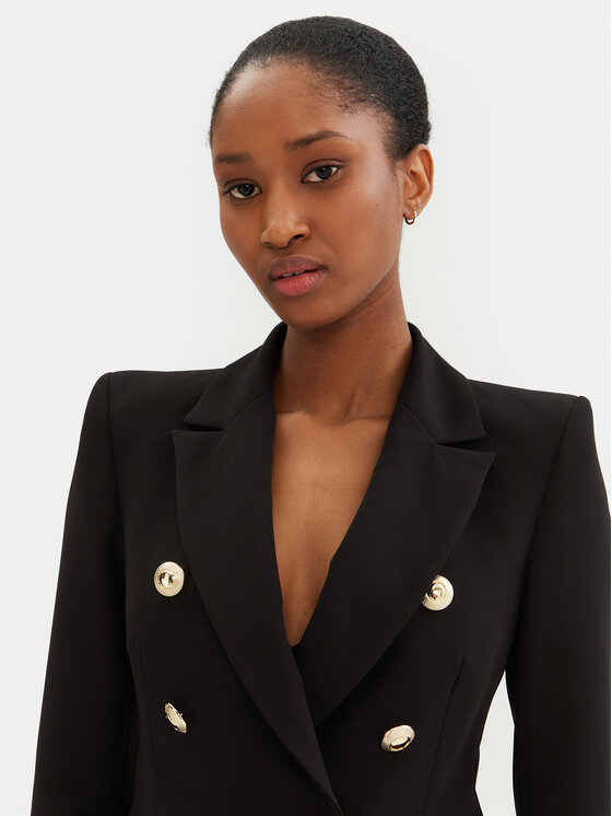 Rinascimento Rinascimento Sacou CFC0122865003 Negru Regular Fit