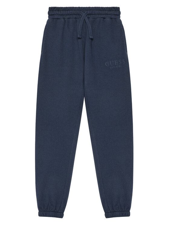 Guess Pantaloni da tuta L5YQ19 KAV34 Blu scuro Regular Fit, taglia : 12Y