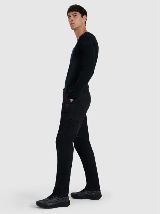 4F 4F Outdoorové kalhoty 4FRAW25TFTRM1251-20S Černá Regular Fit