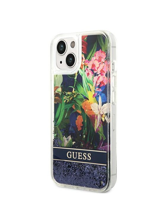 Guess Guess Etui na telefon iPhone 14 Niebieski