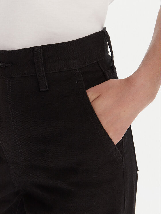 Calvin Klein Calvin Klein Blugi LV047D770G Negru Wide Leg