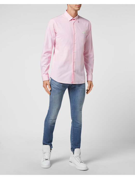 PHILIPP PLEIN PHILIPP PLEIN Koszula 10433 Różowy Regular Fit