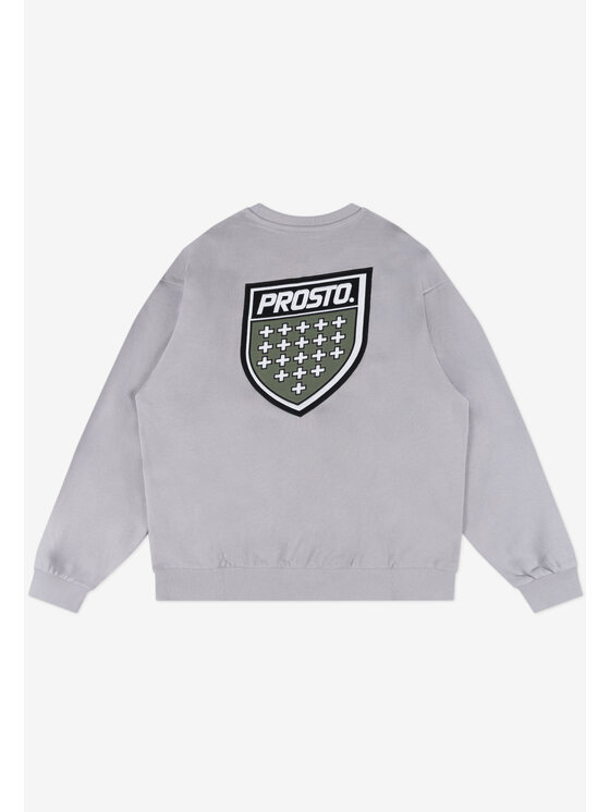 PROSTO. PROSTO. Bluza Shield Szary Oversize