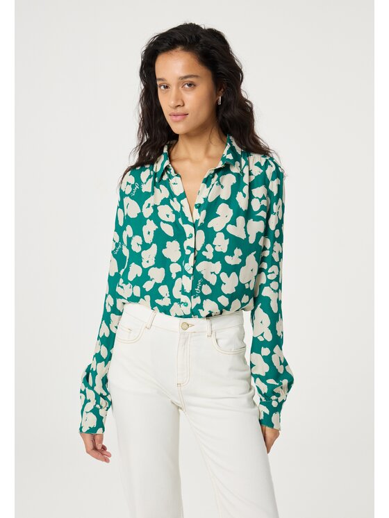 Fabienne Chapot Fabienne Chapot Bluzka 6239-1819-103 Zielony Regular Fit