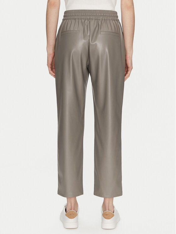 Marella Marella Pantaloni in similpelle Selva 2423786014 Beige Regular Fit