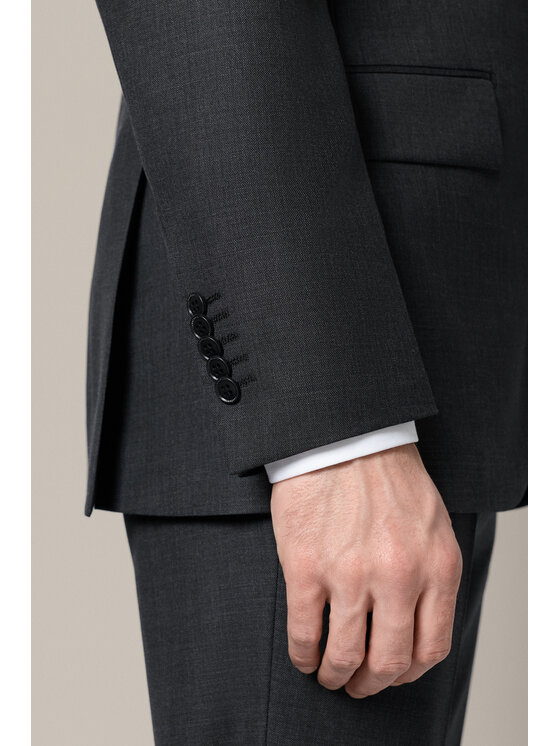 Lancerto Lancerto Garnitur Albox GA073126000019 Szary Slim Fit