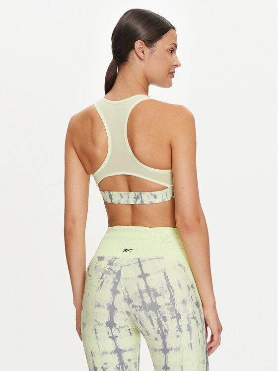 Reebok Reebok Biustonosz sportowy Lux Perform Racer Bra-ADP 100037396 Zielony