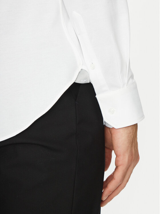 Michael Kors Michael Kors Koszula MD0MD91392 Biały Slim Fit