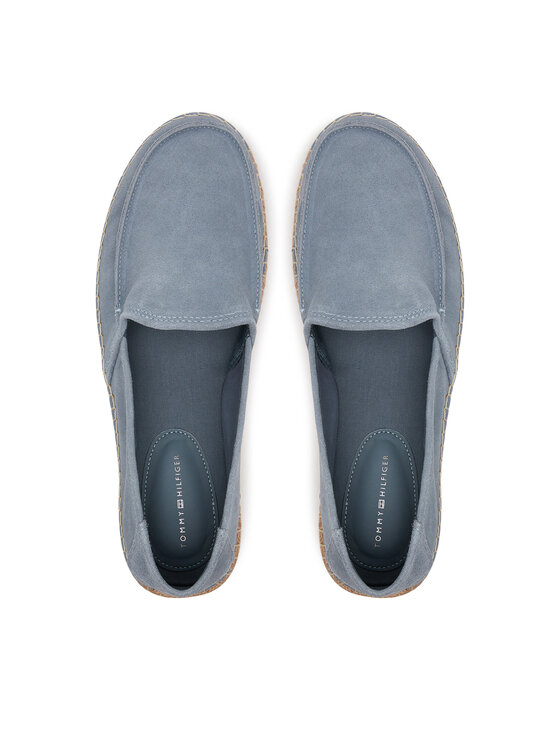 Tommy Hilfiger Tommy Hilfiger Espadrilles Hilfiger Flex Espa Suede Loafer FM0FM05392 Grau