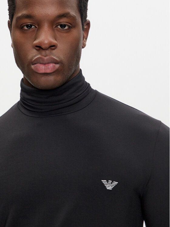 Emporio Armani Underwear Emporio Armani Underwear Rollkragenpullover 112066 4F511 00020 Schwarz Slim Fit