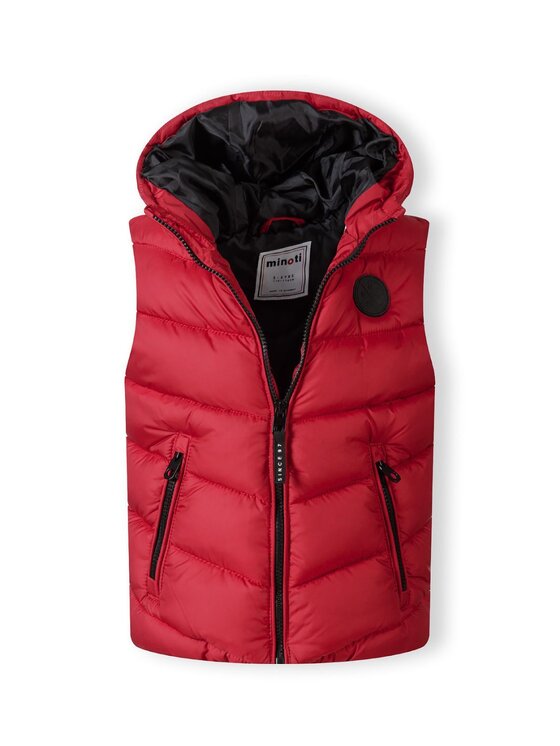 minoti minoti Kamizelka 33GILET500 Czerwony Regular Fit