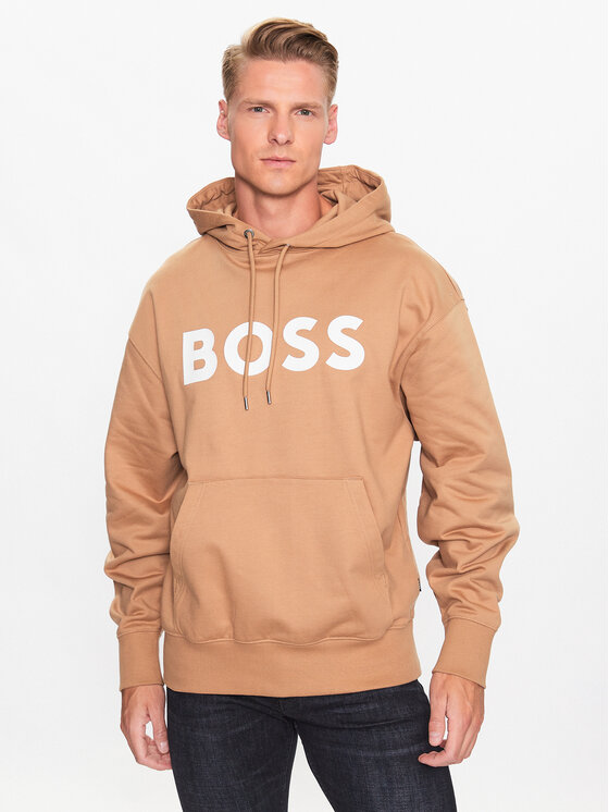 BOSS Boss Суитшърт 50496661 Бежов Oversize