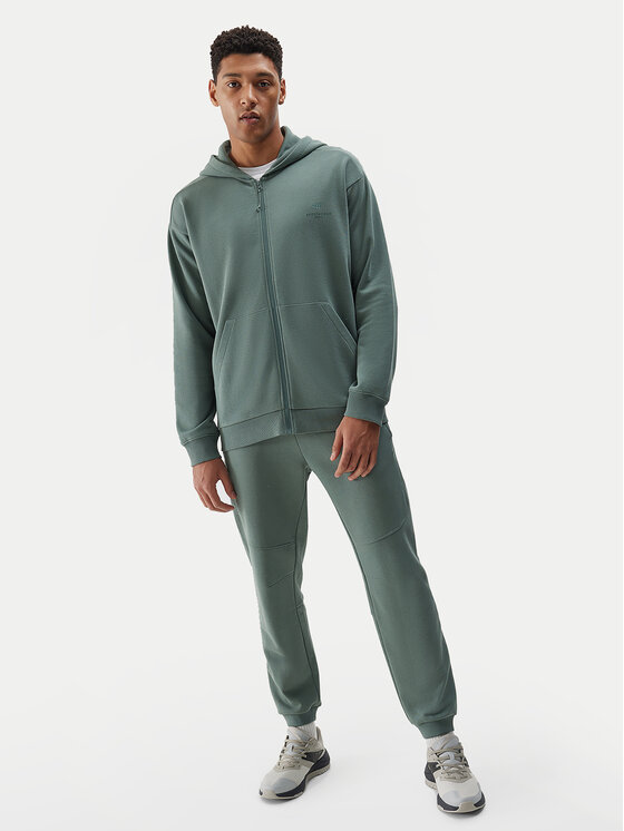 4F 4F Jogginghose 4FWSS24TTROM645 Grün Regular Fit