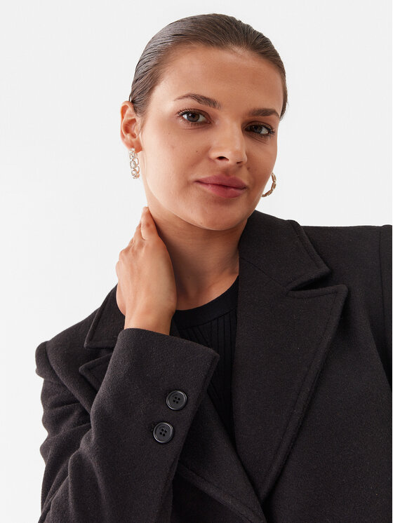 Liu Jo Liu Jo Prechodný kabát MF3104 T4612 Čierna Regular Fit