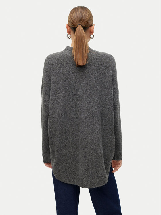 Vero Moda Vero Moda Пуловер Plaza 10290784 Сив Loose Fit