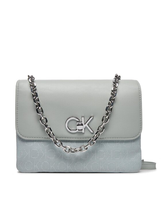 Calvin Klein Kabelka Re-Lock K60K611877 Sivá