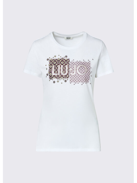 Liu Jo Liu Jo T-shirt WF6346JS923L9469 Bianco Regular Fit