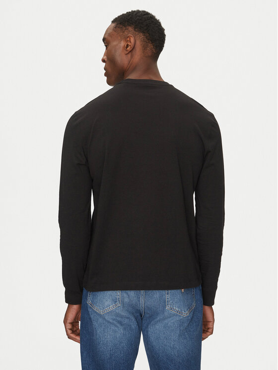 Guess Jeans Guess Jeans Longsleeve M5RI84 K8HM0 Чорний Slim Fit
