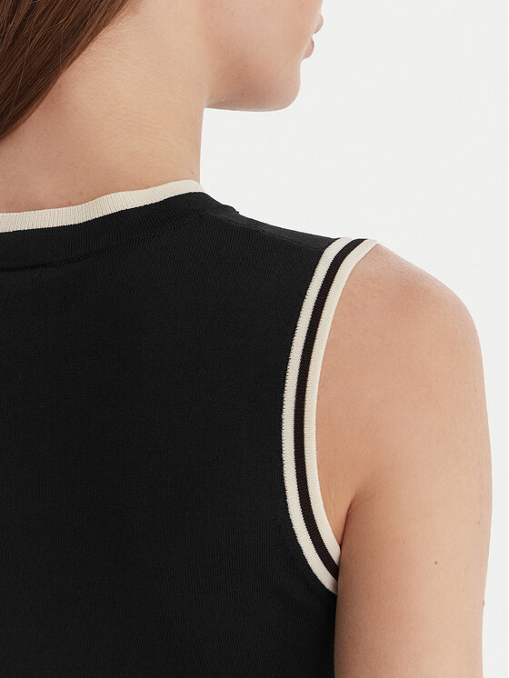 Guess Guess топ V6GR02 Z0723 Черен Regular Fit