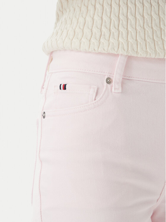 Tommy Hilfiger Tommy Hilfiger Τζιν WW0WW48579 Ανοιχτό ροζ Slim Fit
