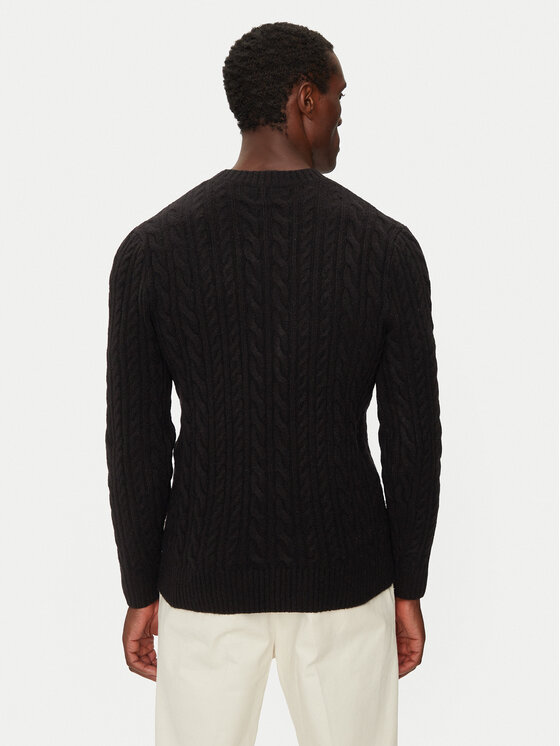 Guess Guess Πουλόβερ M4BR11 Z3HA2 Μαύρο Regular Fit