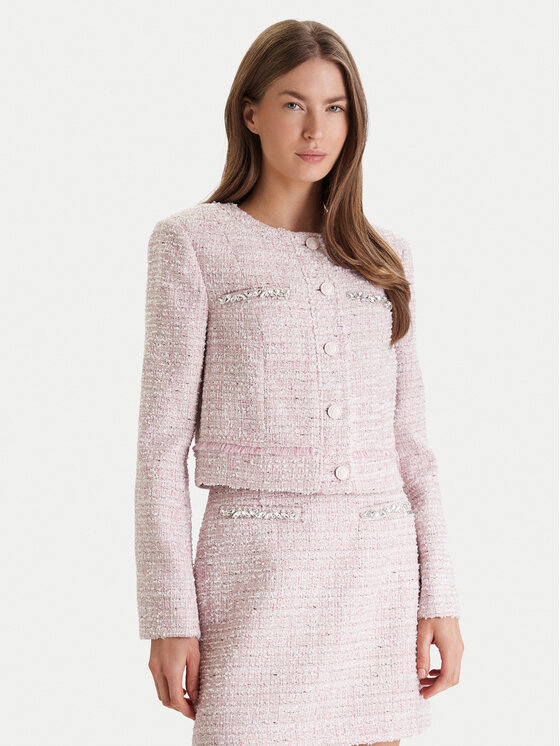 Guess Guess Zakó W6RL54 WJ632 Rózsaszín Regular Fit