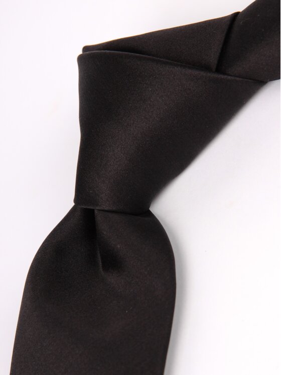 ELSNER ELSNER Cravatta JEDWAB ŻAKARD A1201 Nero