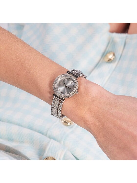 Guess Guess Zegarek GW0401L1 Srebrny