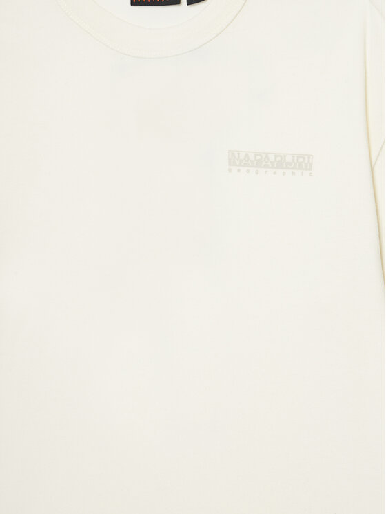 Napapijri Napapijri T-krekls S-Ahr NP0A88ZO D Écru Regular Fit