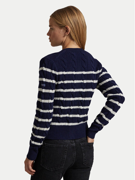 Polo Ralph Lauren Polo Ralph Lauren Pletena jopica 211947909001 Mornarsko modra Regular Fit